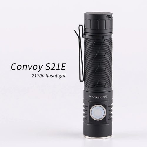 Convoy S21E zseblámpa 1800 lumen fényerővel, beépített USB porttal, Anduril UX-szal