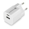 everActive GaN SC-390Q zidni punjač s USB QC3.0 i USB-C PD PPS 30W utičnicom