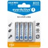 everActive R03/AAA Ni-MH 800 mAh 1,2 V Ni-Mh tölthető akkumulátor, 4 db