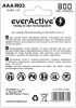 everActive R03/AAA Ni-MH 800 mAh 1,2 V Ni-Mh tölthető akkumulátor, 4 db