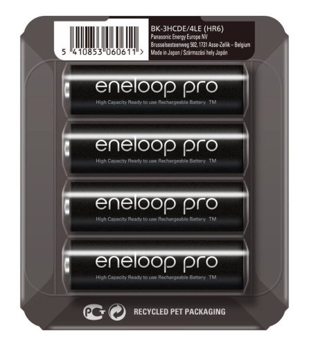 Panasonic Pro BK-3HCDE-4BE 2500mAh AA HR6 Ready to Use 1, 2V akkumulátor