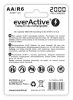 everActive R6/AA 2000mAh 1,2 V Ni-Mh tölthető akkumulátor, 2 db