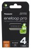 Panasonic Eneloop PRO R03/AAA 930mAh BK-4HCDE-2BE 1,2 V Ni-Mh tölthető akkumulátor, 4 db