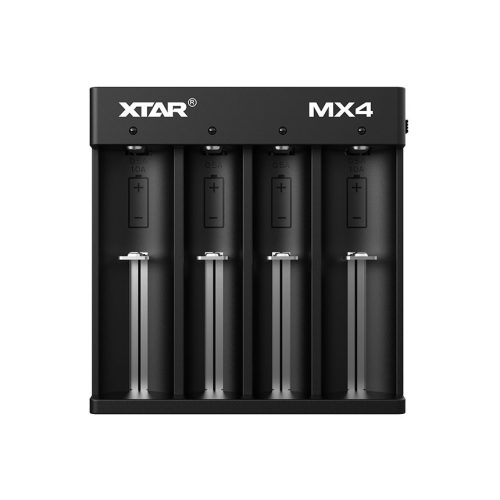 Xtar MX4 akkumulátor töltő Ni-Mh, 1,5V és 3,6V Li-ion akkukhoz egyaránt