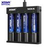 Xtar MX4 akkumulátor töltő Ni-Mh, 1,5V és 3,6V Li-ion akkukhoz egyaránt