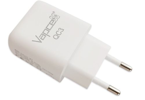 Vapcell QC3 Fali töltő adapter 3A/18W töltőárammal