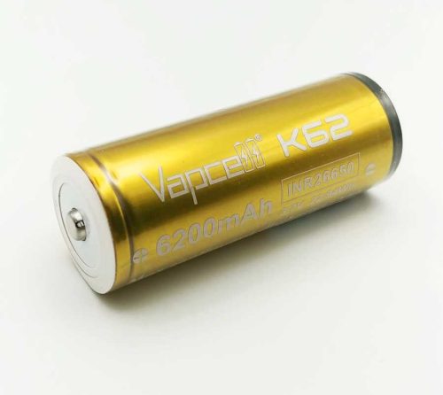 Vapcell K62 26650 6200 mah tölthető VÉDETT li-ion akkumulátor