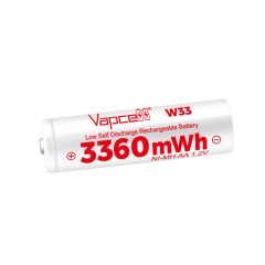   Vapcell W33 2800mAh kapacitású 1,2V AA Ni-Mh tölthető  akkumulátor