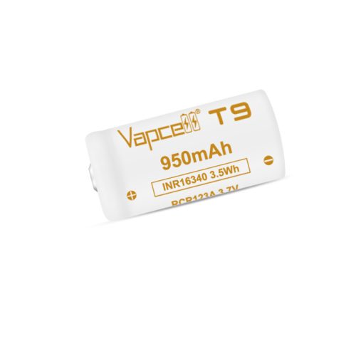 Vapcell T9 INR16340 950mAh 3A punjiva li-ion baterija