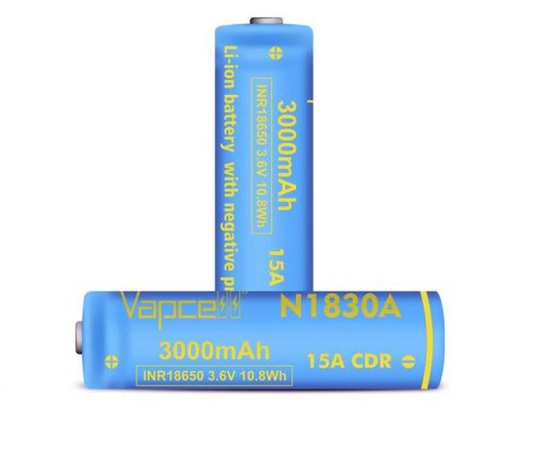 Vapcell N1830A 18650 3000mah tölthető li-ion akkumulátor